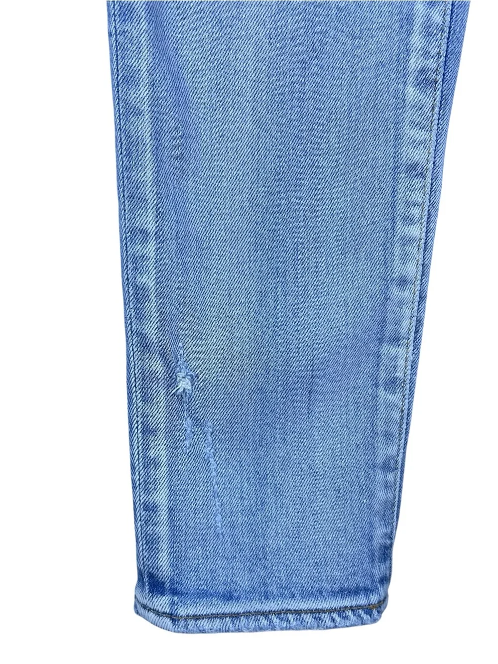 Moussy Vintage Hillrose Skinny Jeans 24 Blue Distressed Japan Preppy Minimalist